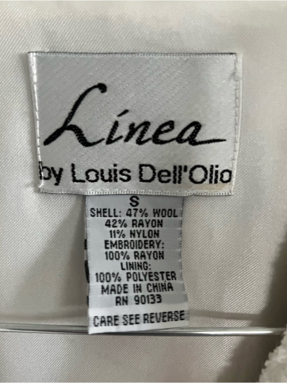 Gorgeous Vtg Linea by Louis Dell'Olio Teddy Jacket - Picture 6 of 9